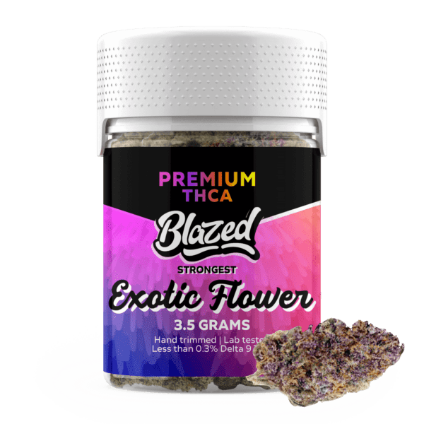 Blazed Exotic Flower 3.5g Hemp Flower BestHemp Where To Buy How To Buy OnlineSmokeShop GoodPrice GetNearMe LowestCoupon DiscountStore Shoponline THCOnline StrongestSmoke ShopBloomz Hemp THC