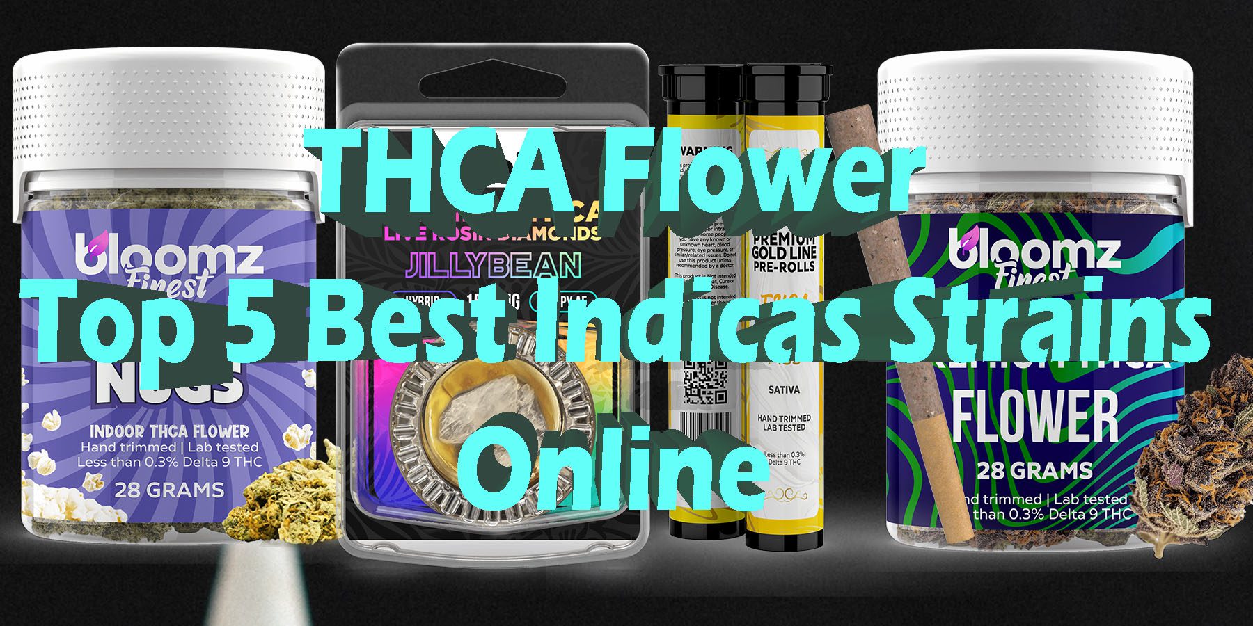 THCA Flower Top 5 Best Indicas Strains Online LowestPrice Coupon Discount For Smoking Best Brand D9 D8 THCA Indoor Biniod