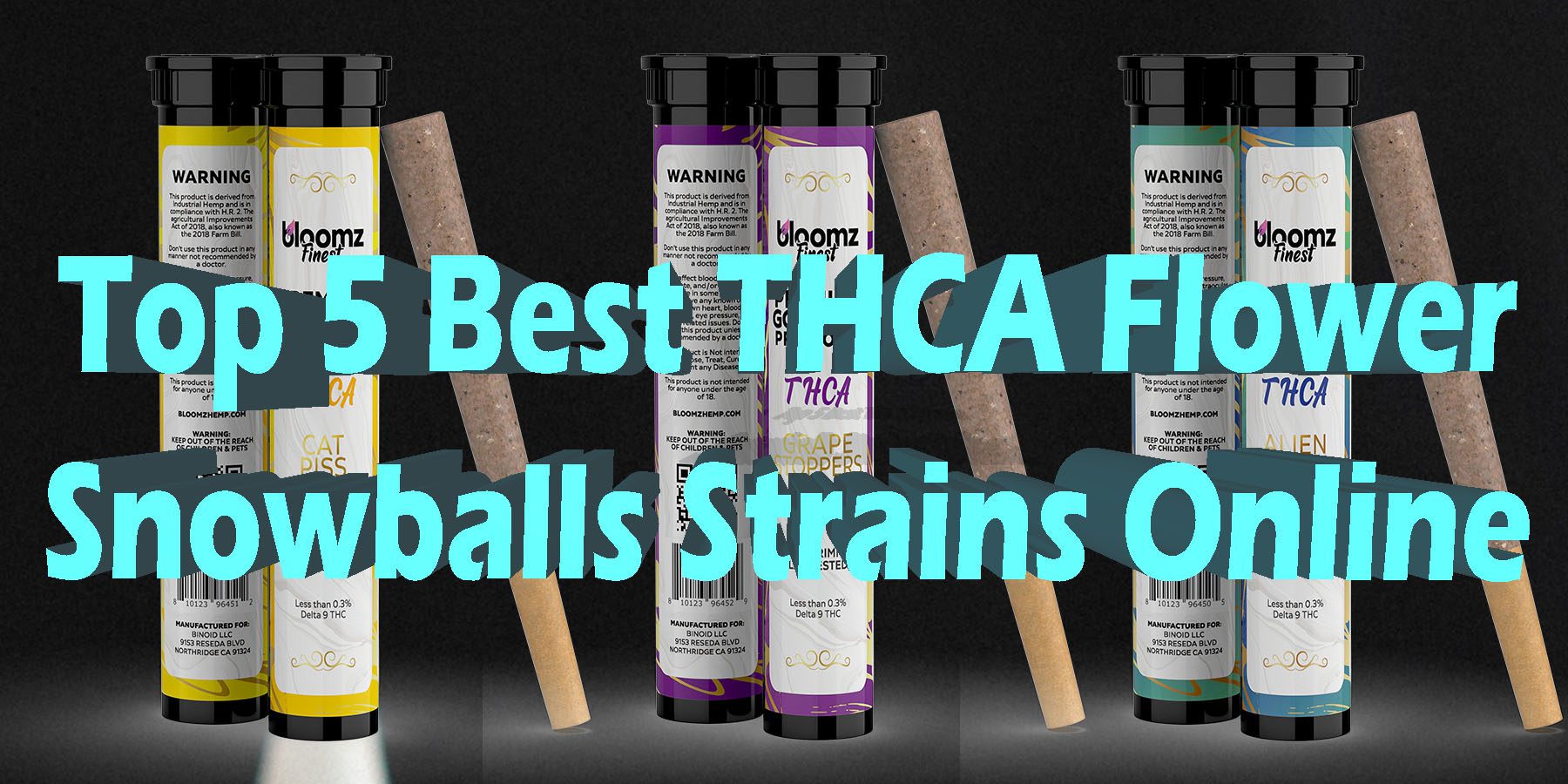 Top 5 Best THCA Flower Snowballs Strains Online Discount For Smoking Best Brand D9 D8 THCA Indoor Biniod.